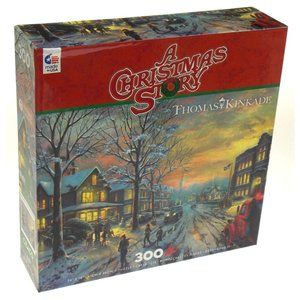 Ceaco Thomas Kinkade A Christmas Story 300 Pc Jigsaw Puzzle 24x18 2247-02 USA
